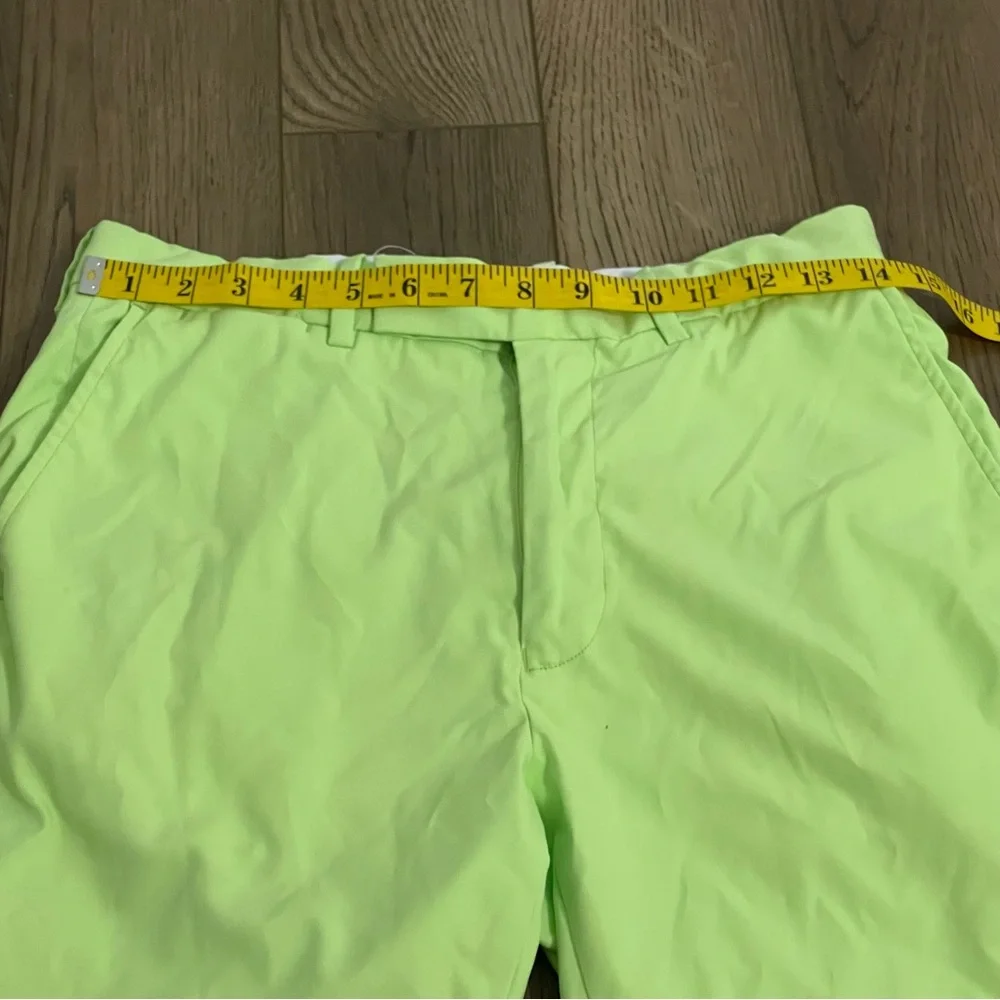 RLX Ralph Lauren Neon Green Golf Shorts Mens Size 29‎